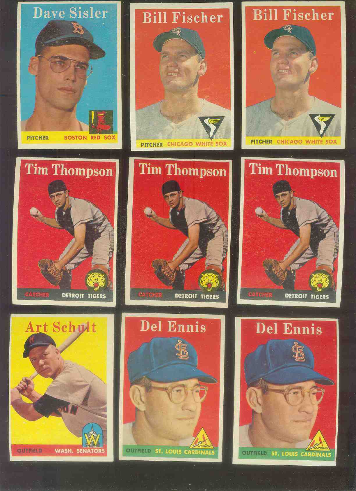 1958 Topps #.57 Tim Thompson (Tigers) Baseball cards value