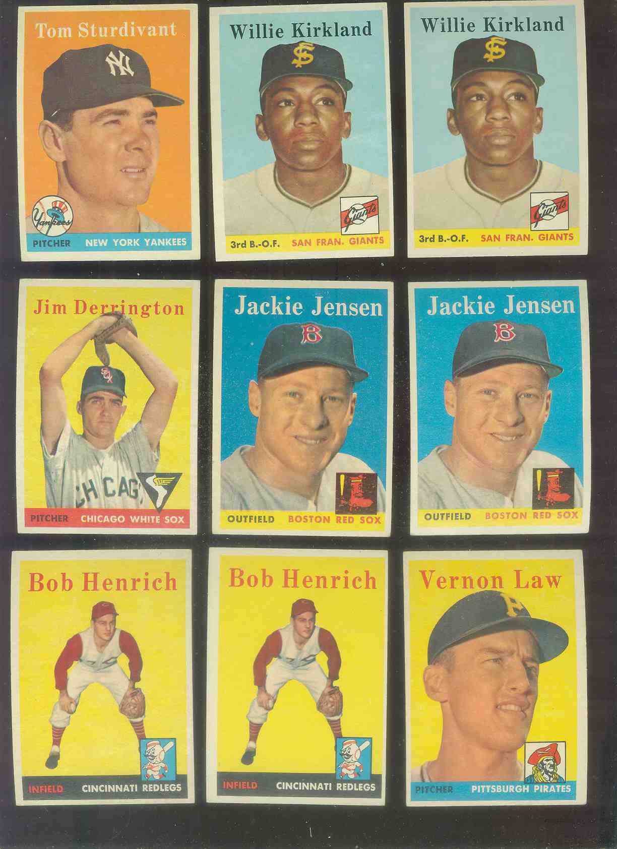 1958 Topps #128 Willie Kirkland (Giants) Baseball cards value
