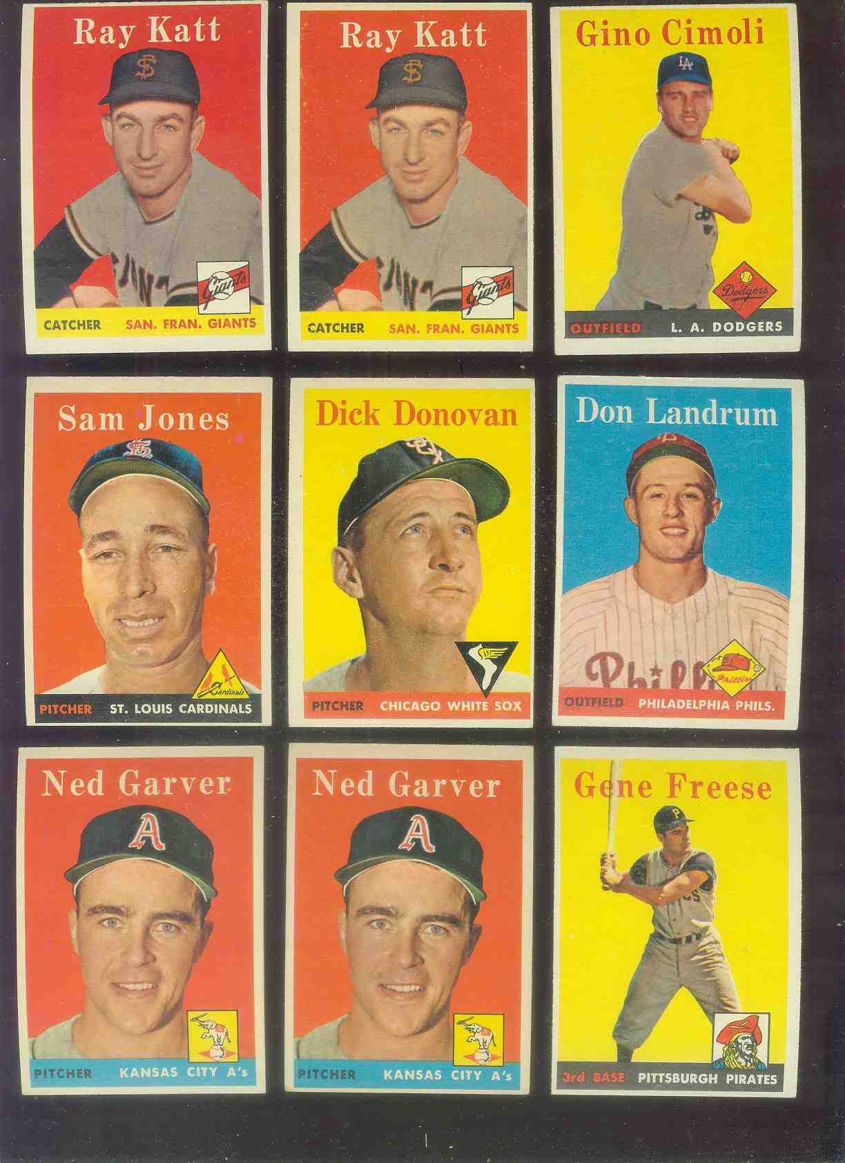 1958 Topps #293 Gene Freese (Pirates) Baseball cards value