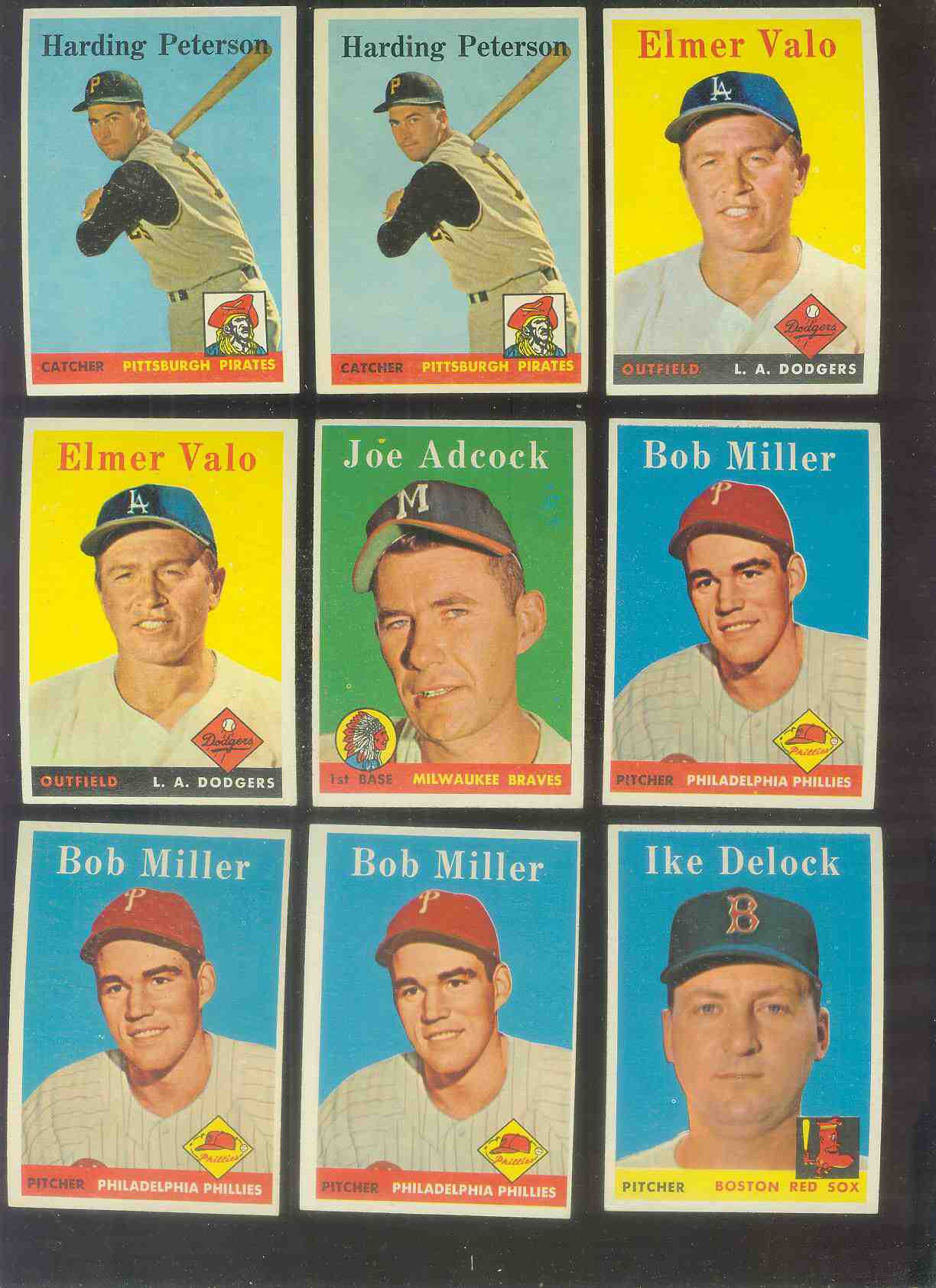 1958 Topps #325 Joe Adcock (Braves) Baseball cards value