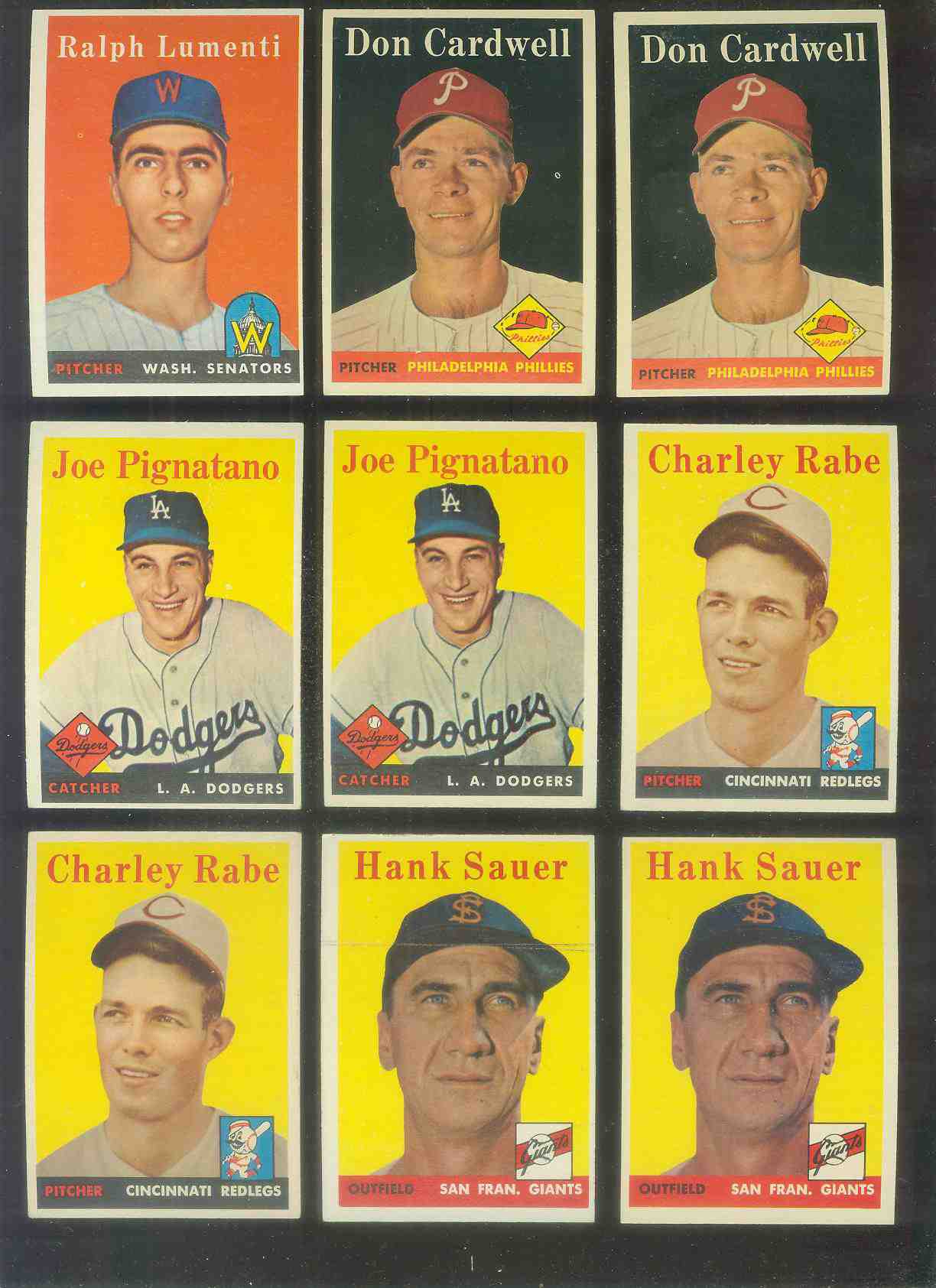 1958 Topps #373 Joe Pignatano (Dodgers) Baseball cards value