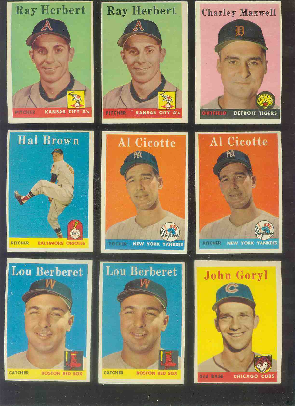 1958 Topps #383 Lou Berberet (Red Sox) Baseball cards value