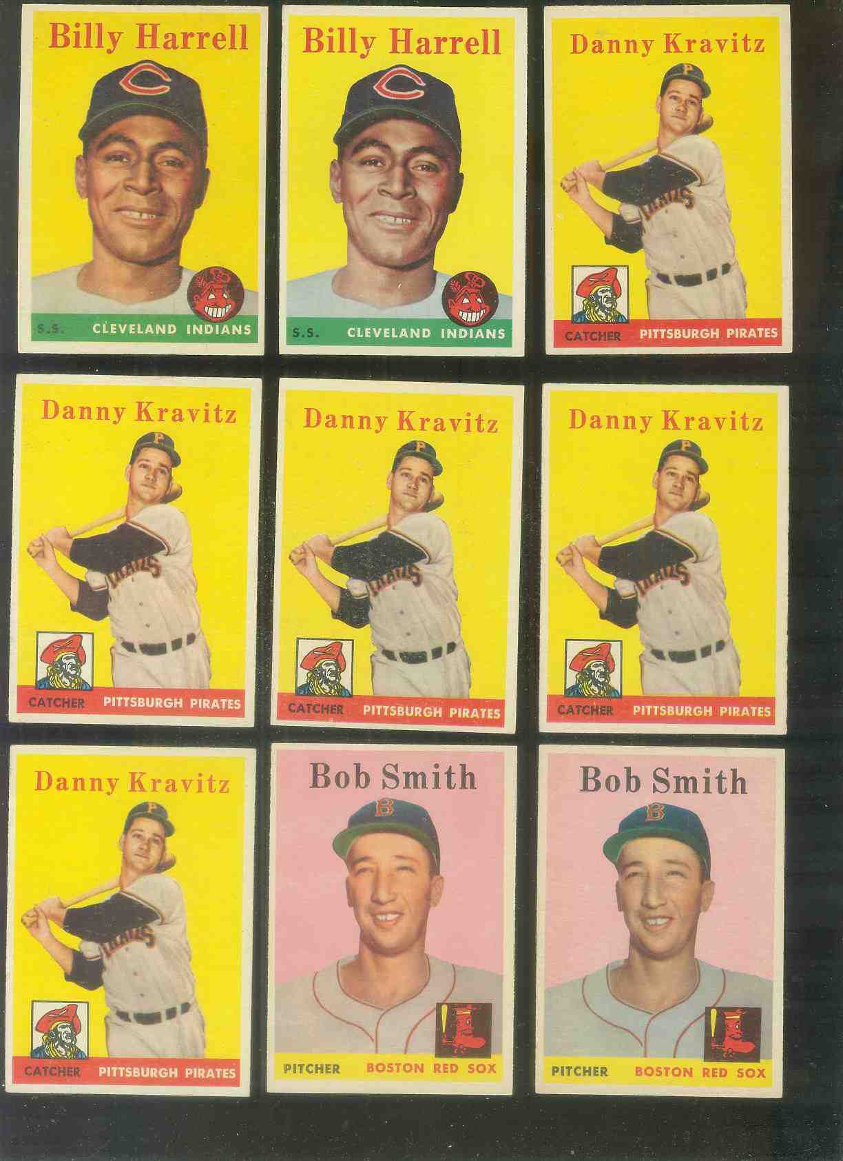1958 Topps #443 Billy Harrell SCARCE SHORT PRINT (Indians) Baseball cards value