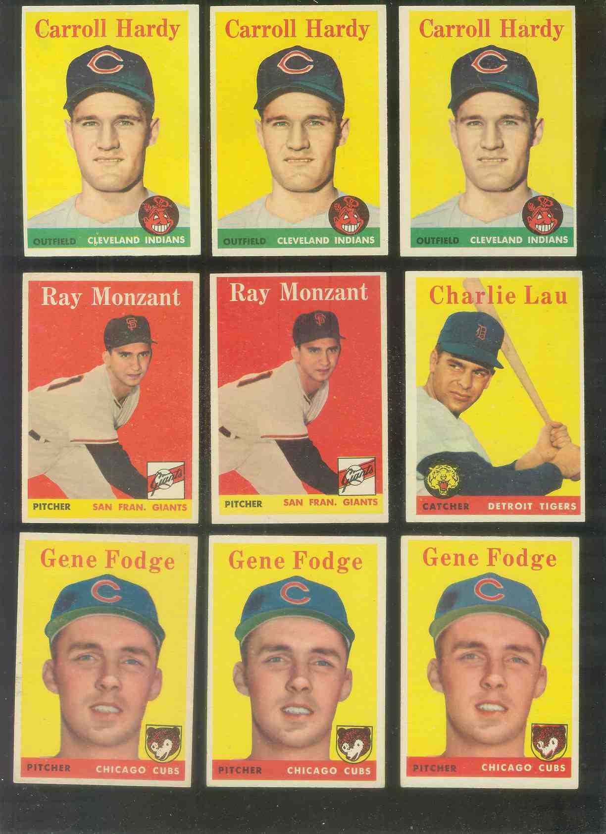 1958 Topps #447 Ray Monzant (Giants) Baseball cards value