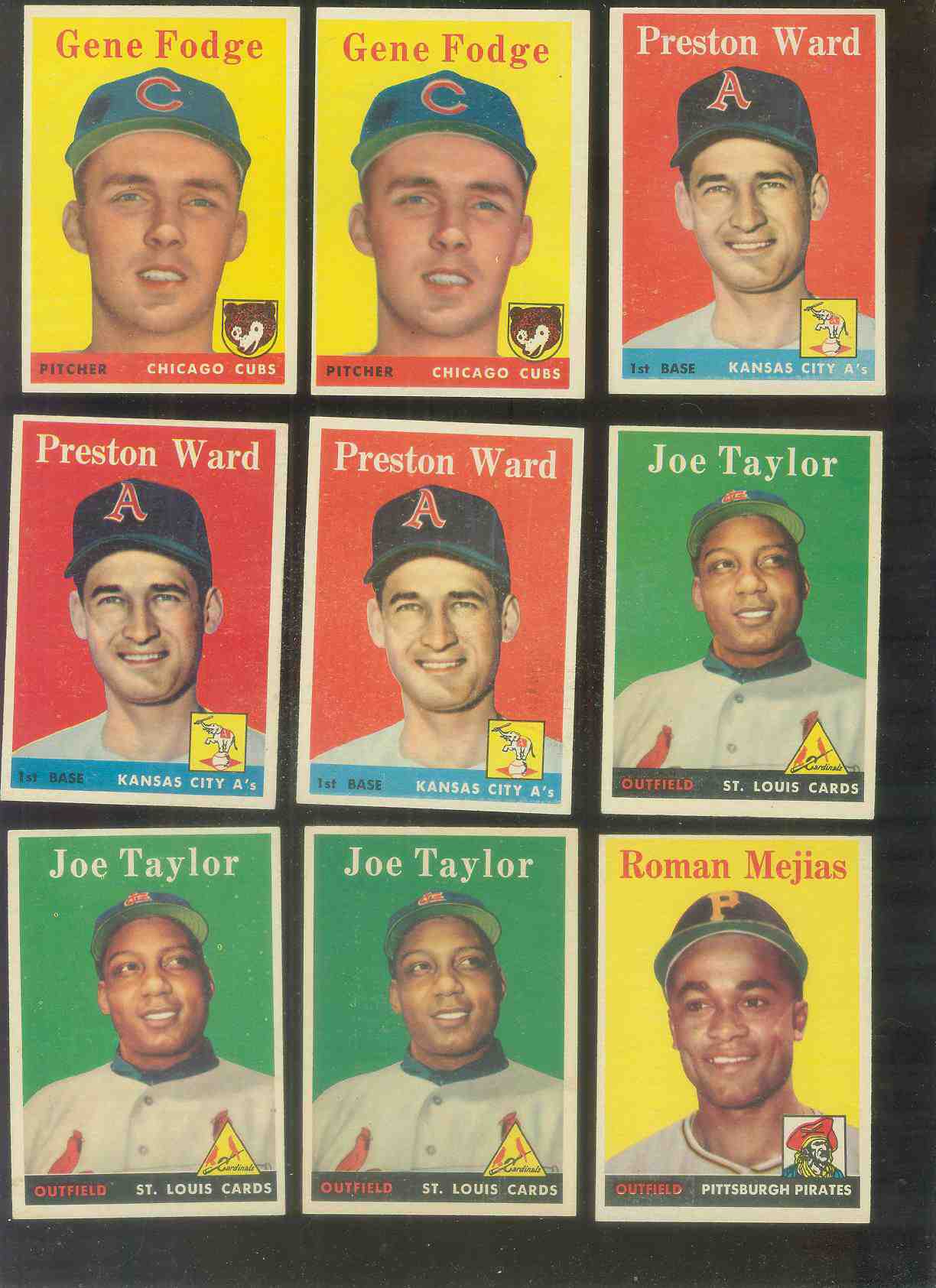 1958 Topps #452 Roman Mejias (Pirates) Baseball cards value