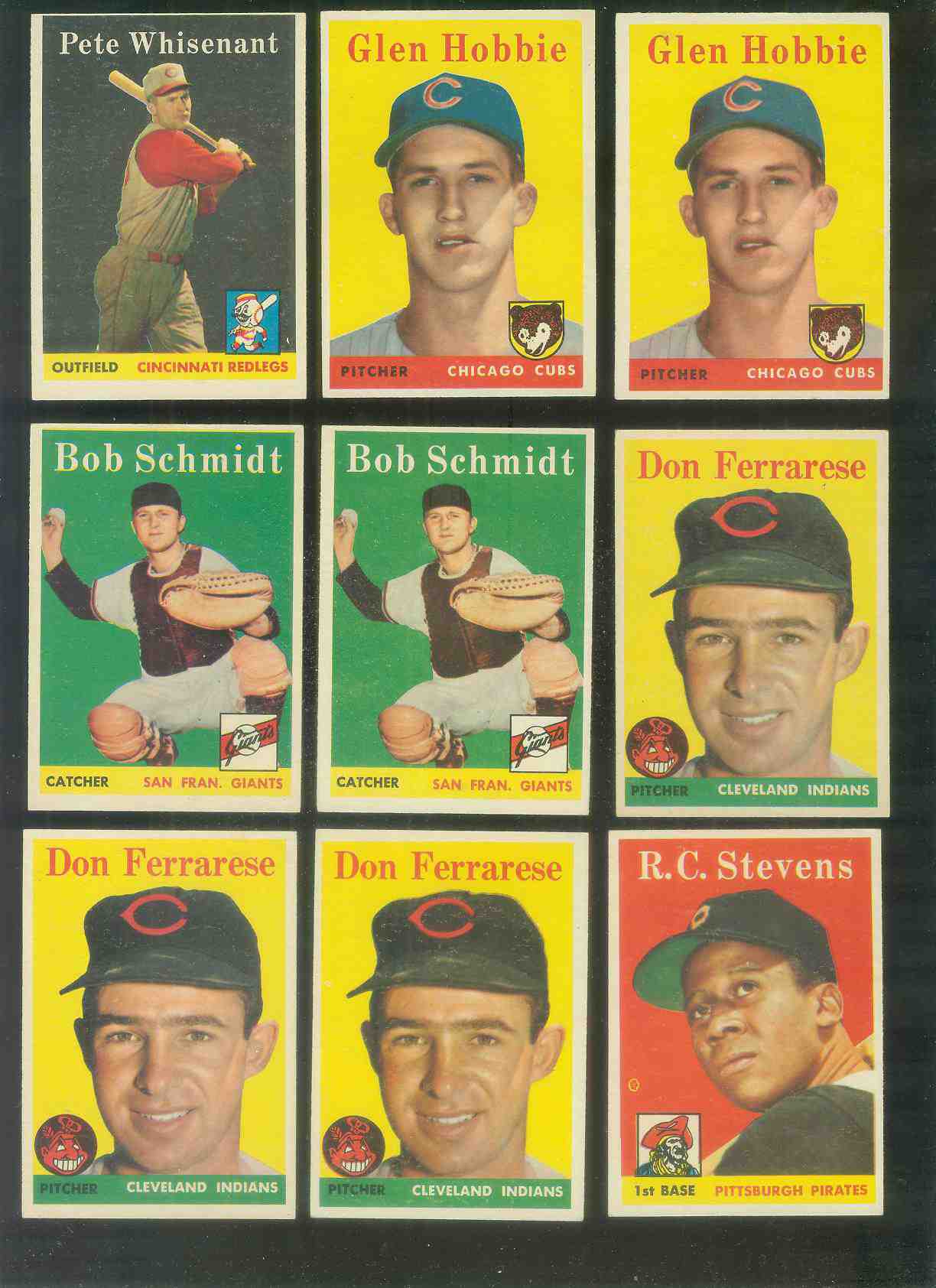 1958 Topps #468 Bob Schmidt (Giants) Baseball cards value