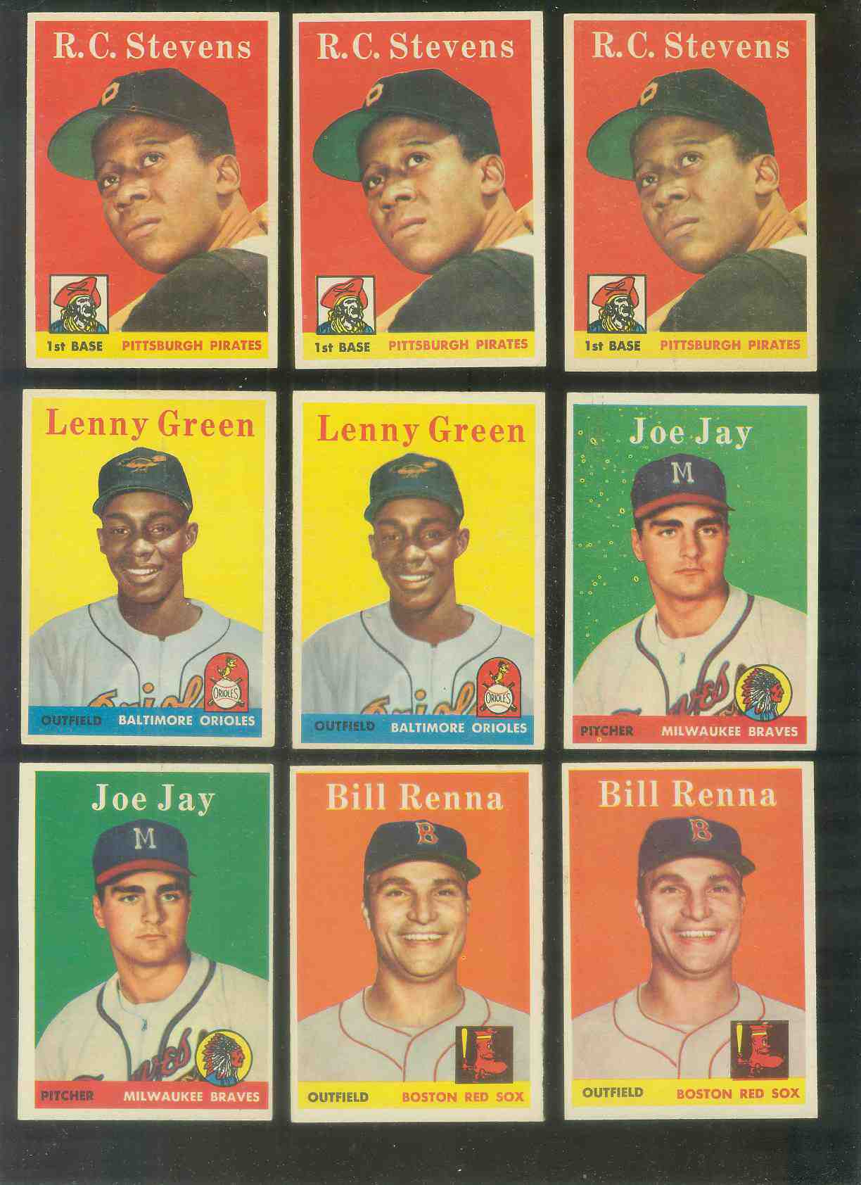 1958 Topps #473 Bill Renna (Red Sox) Baseball cards value
