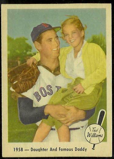 1959 Fleer Ted Williams #64 'Daughter and Daddy' (Red Sox) Baseball cards value