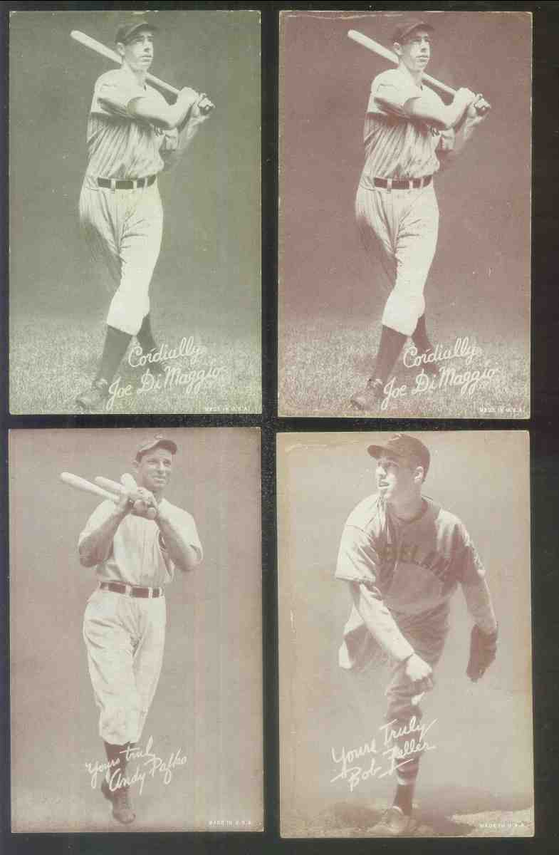 1939-46 Salutation Exhibits #15 Joe DiMaggio [#x] (Black) Baseball cards value