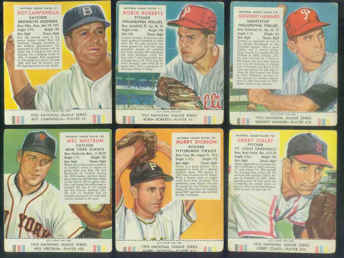 1953 Red Man #NL.5 Roy Campanella WITH TAB (Dodgers) Baseball cards value