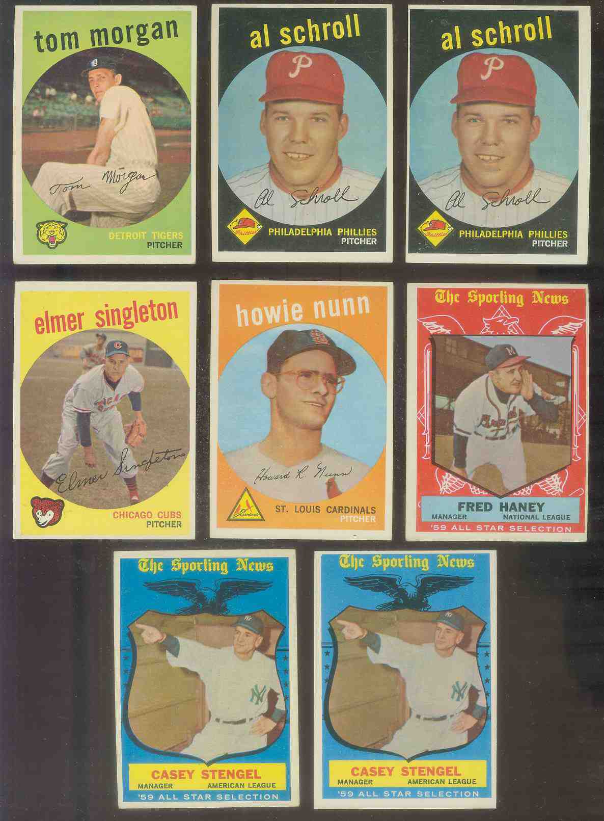 1959 Topps #546 Al Schroll SCARCE HIGH #.[#j] (Phillies) Baseball cards value