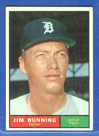 1961 Topps #490 Jim Bunning [#csc] (Tigers) Baseball cards value
