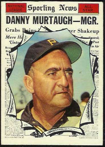 1961 Topps #567 Danny Murtaugh All-Star SCARCE HIGH # (Pirates) Baseball cards value