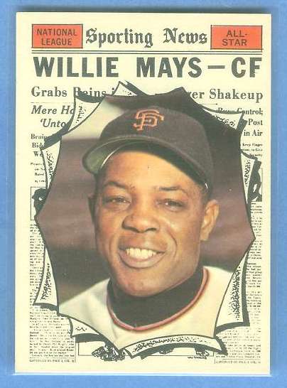 1961 Topps #579 Willie Mays All-Star [#] SCARCE HIGH # (Giants) Baseball cards value