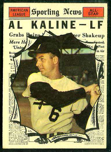 1961 Topps #580 Al Kaline All-Star SCARCE HIGH # (Tigers) Baseball cards value