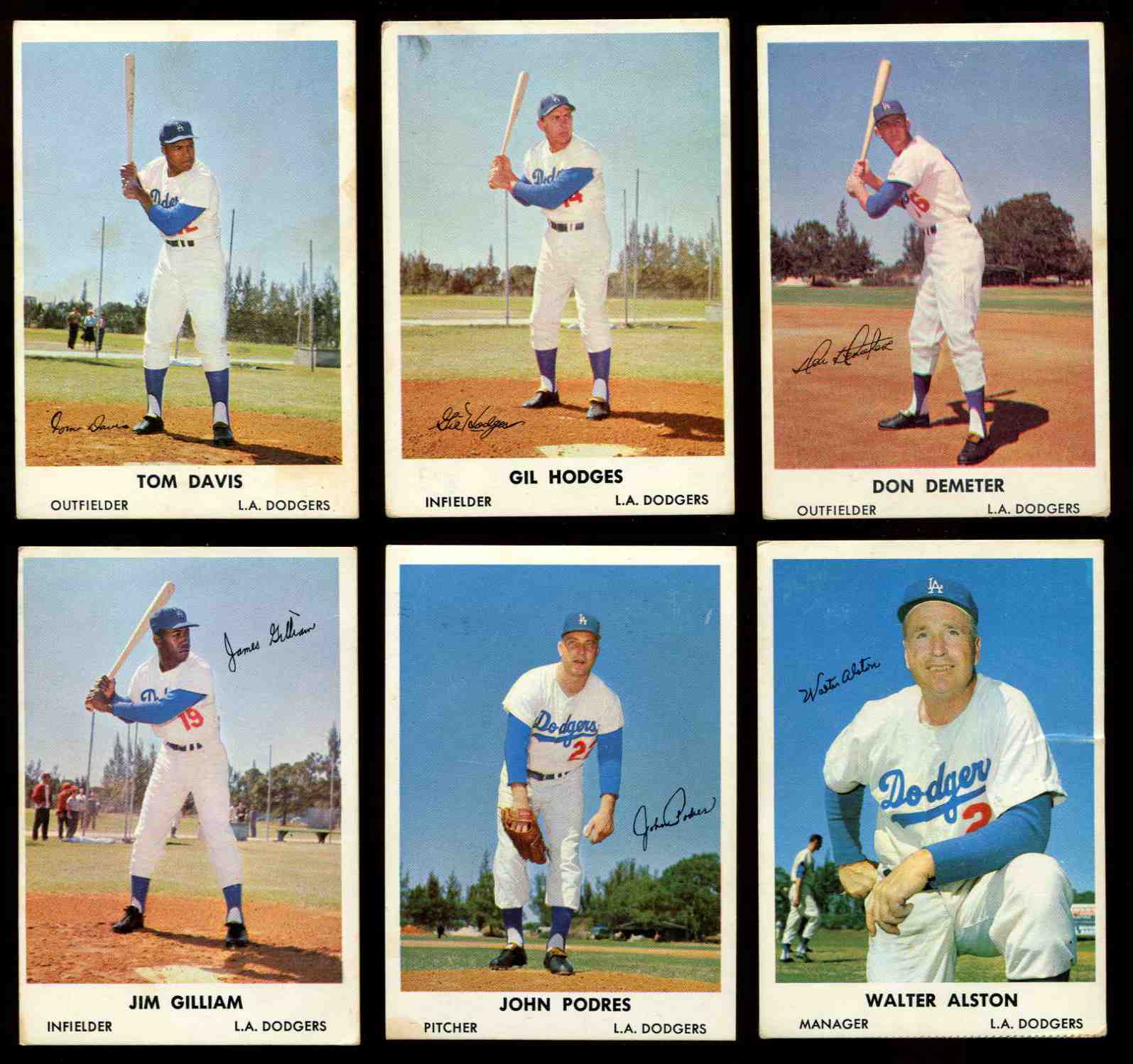 1961 Bell Brand Dodgers #24 Walt Alston MGR Baseball cards value