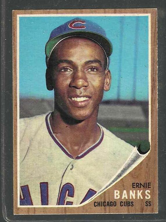 1962 Topps # 25 Ernie Banks [#] (Cubs) Baseball cards value