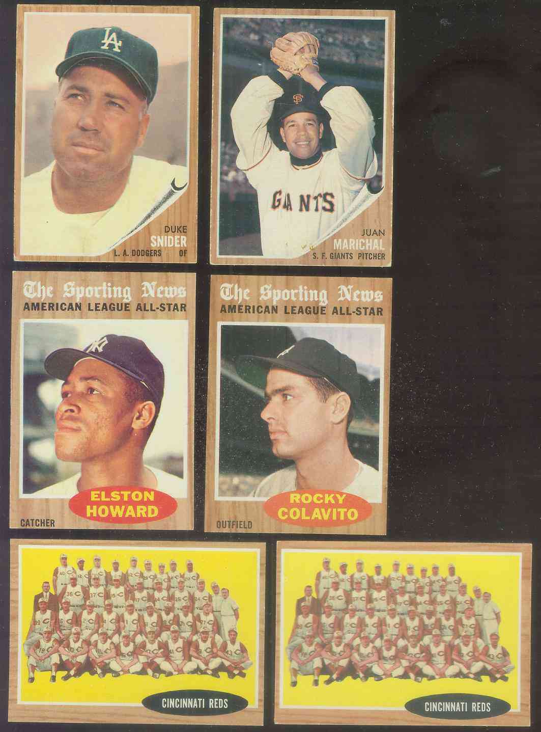 1962 Topps #465 Reds TEAM card [#] Baseball cards value