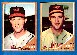 1962 Topps #134BA Billy Hoeft COMBO w/BOTH VARIATIONS !!! (Dodgers)