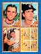 1962 Topps  [p] 4-Card PANEL - with Tony Kubek (Yankees)