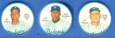 1962 Salada Coins  -Lot (3) Dodgers {Willie Davis,Wally Moon,John Roseboro}