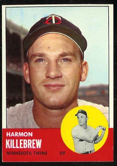 1963 Topps #500 Harmon Killebrew SCARCE SHORT PRINT [#] (Twins) Baseball cards value