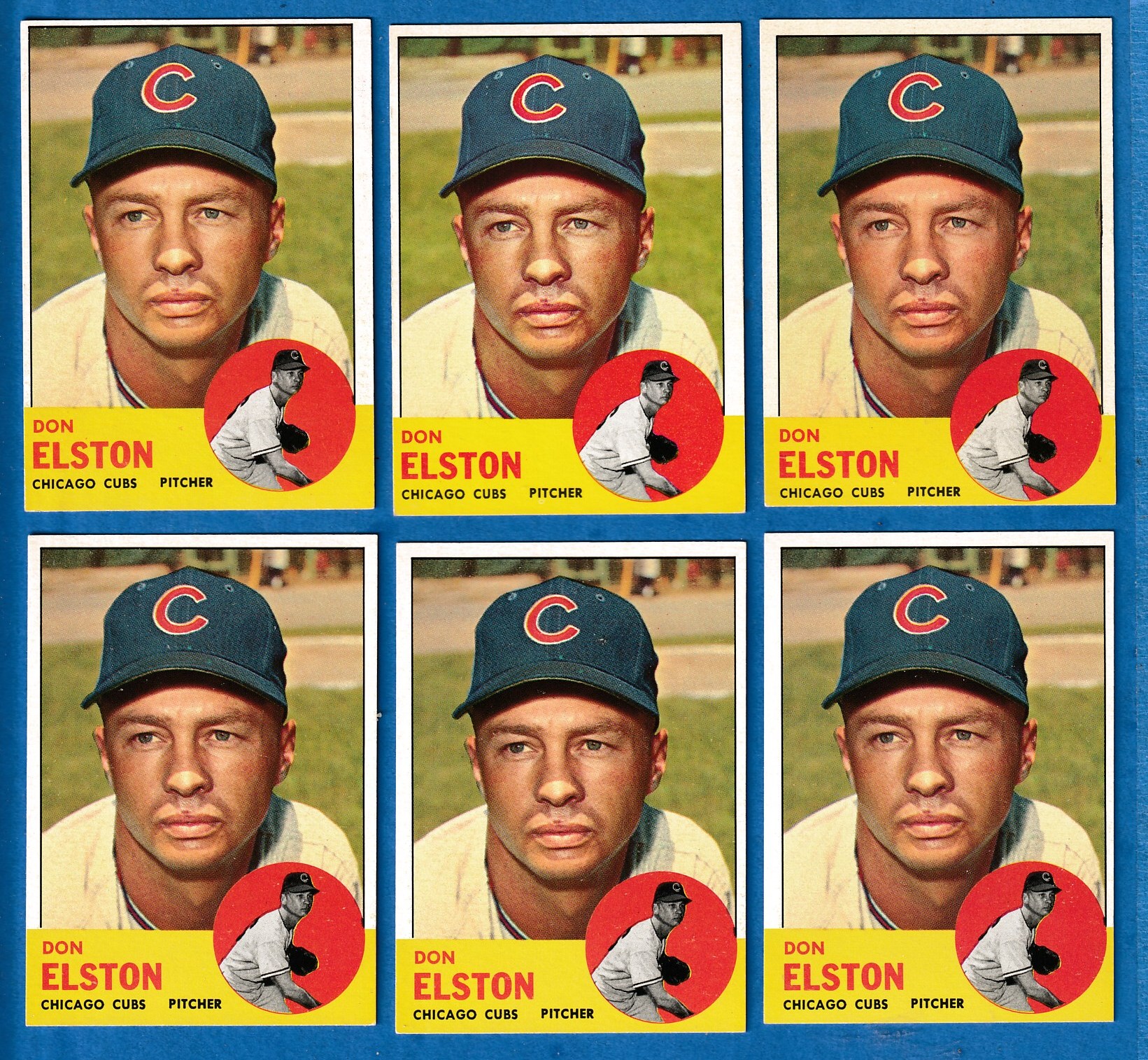 1963 Topps #515 Don Elston SCARCEST MID SERIES (Cubs) Baseball cards value
