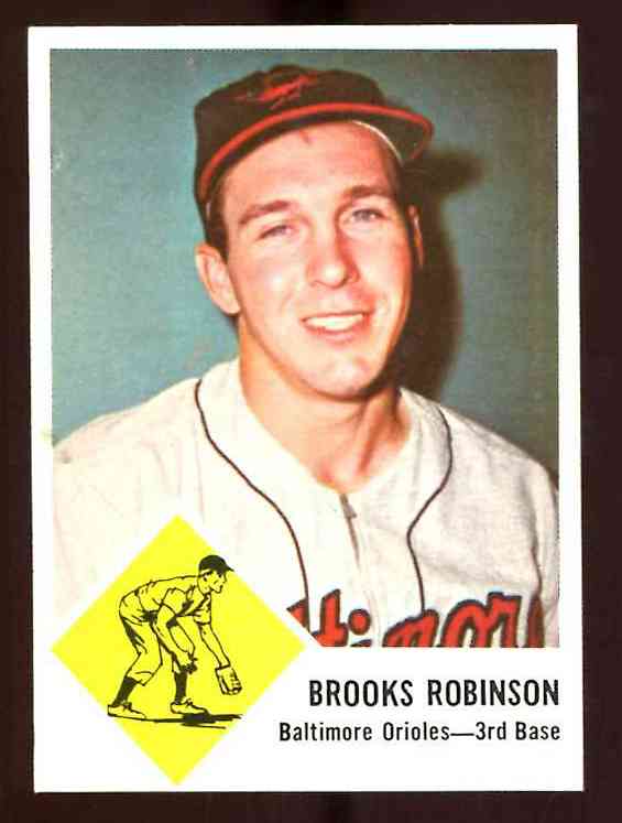 1963 Fleer # 4 Brooks Robinson (Orioles) Baseball cards value