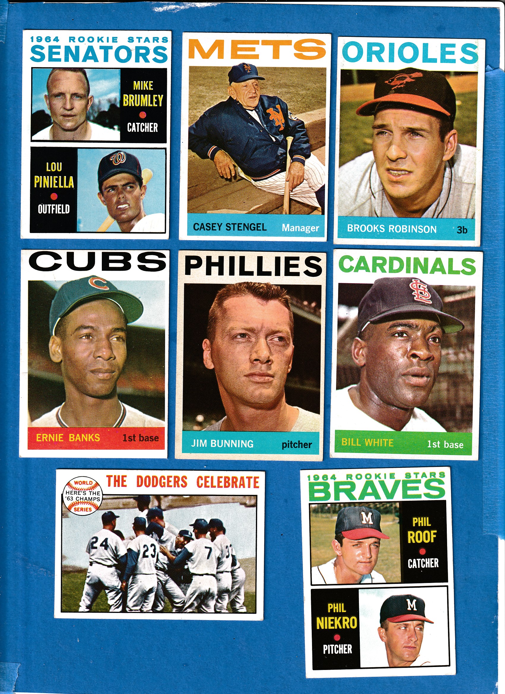 1964 Topps #324 Casey Stengel MGR (Mets,HOF) Baseball cards value
