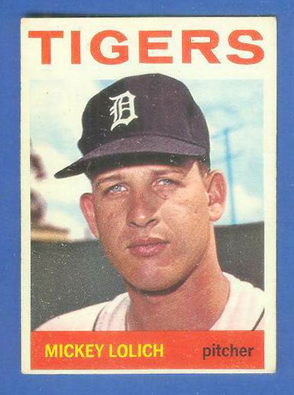 1964 Topps #128 Mickey Lolich ROOKIE [#bsc] (Tigers) Baseball cards value