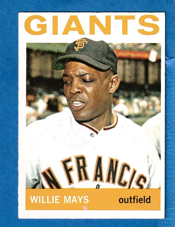 1964 Topps #150 Willie Mays (Giants) Baseball cards value