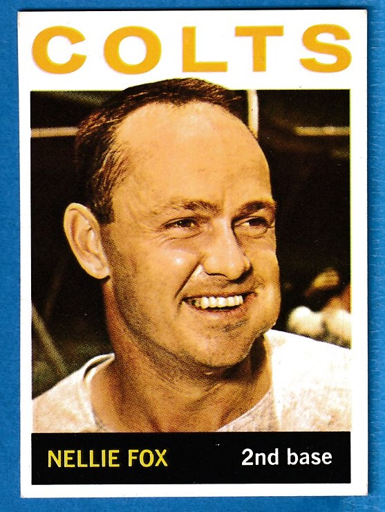 1964 Topps #205 Nellie Fox [#e] (Houston Colts) Baseball cards value