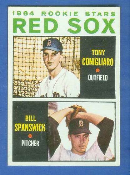 1964 Topps #287 Tony Conigliaro ROOKIE 'VAR:No blue line' [#asc] Baseball cards value