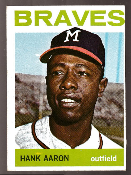 1964 Topps #300 Hank Aaron [#] (Braves) Baseball cards value