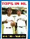 1964 Topps #423 'Tops in N.L.' [#] (Hank Aaron/Willie Mays) (Braves/Giants)