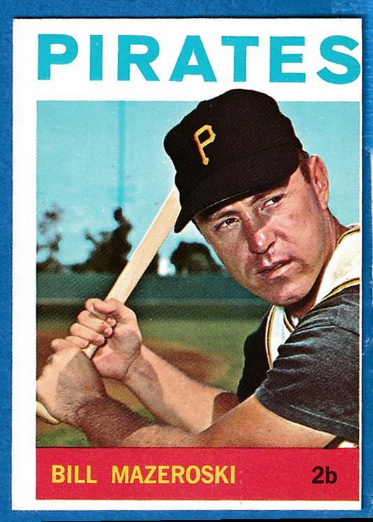 1964 Topps #570 Bill Mazeroski SCARCE SHORT PRINT [#x] (Pirates) Baseball cards value