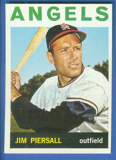 1964 Topps #586 Jimmy Piersall SCARCE SHORT PRINT [#a] (Angels) Baseball cards value
