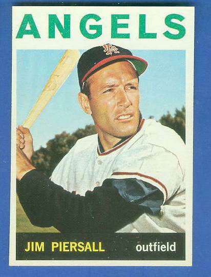 1964 Topps #586 Jimmy Piersall SCARCE SHORT PRINT [#c] (Angels) Baseball cards value