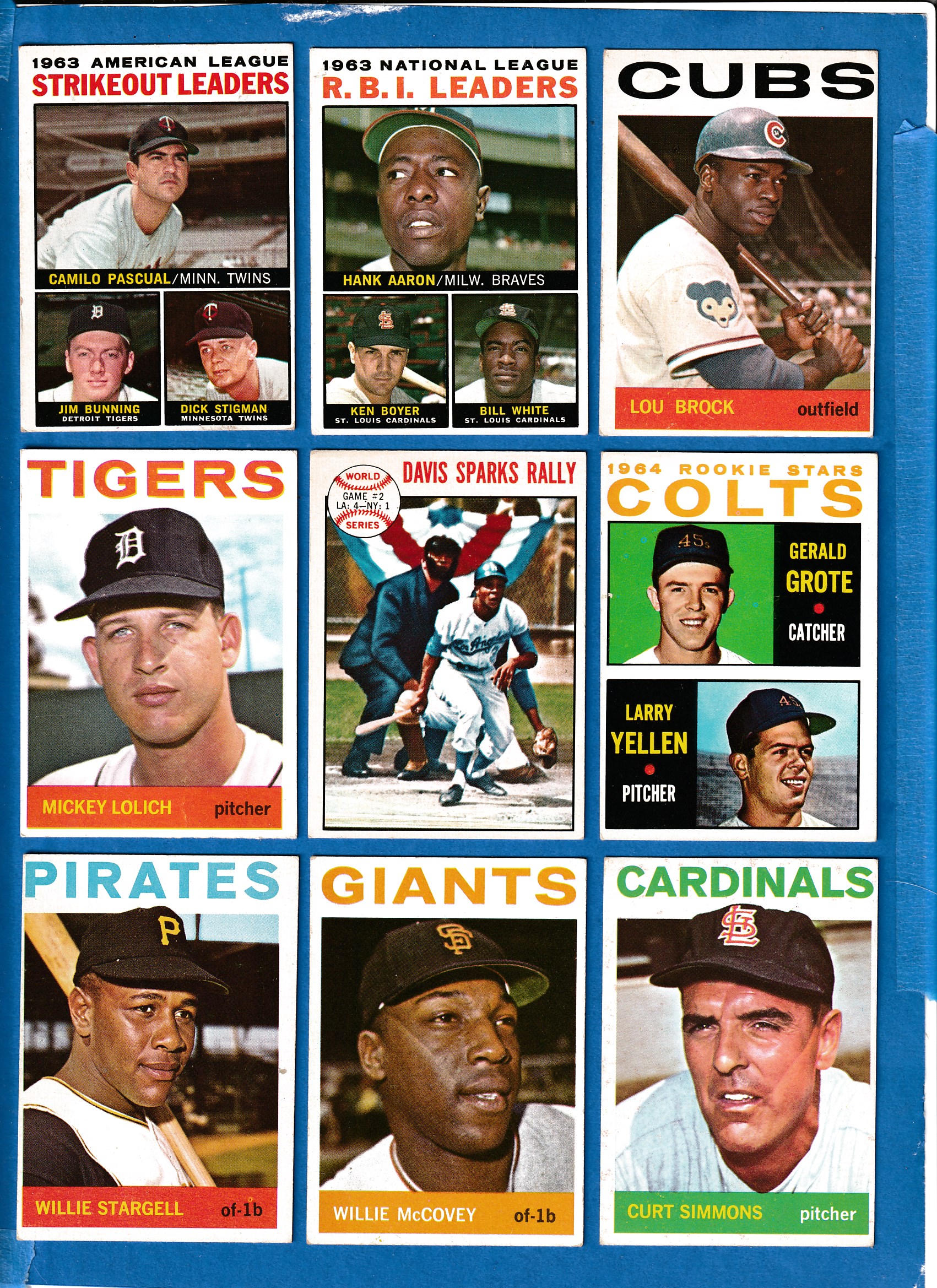 1964 Topps #342 Willie Stargell [#] (Pirates) Baseball cards value