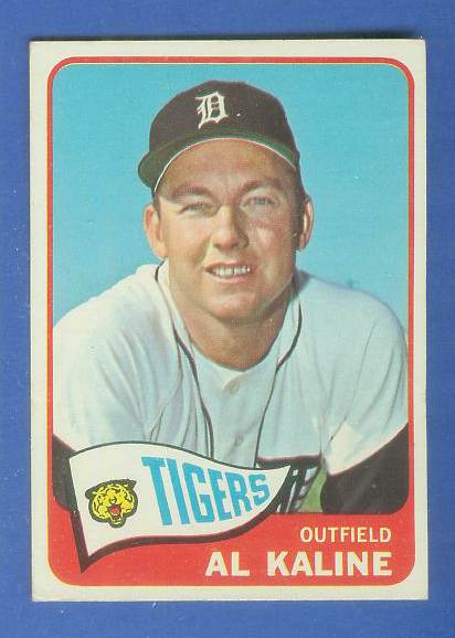 1965 Topps #130 Al Kaline [#asc] (Tigers) Baseball cards value