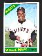1966 Topps #  1 Willie Mays [#] (Giants)