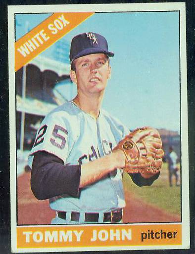 1966 Topps #486 Tommy John TOUGH SEMI-HI# [#d] (White Sox) Baseball cards value