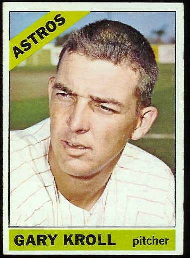 1966 Topps #548 Gary Kroll [#] SCARCE SHORT PRINT HI# (Astros) Baseball cards value