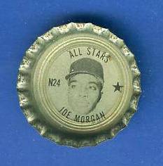 1967 Coke Fresca Cap #N24 Joe Morgan All-Star (Astros) Baseball cards value