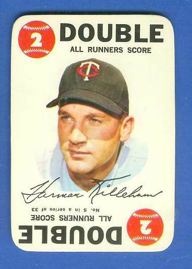 1968 Topps GAME # 5 Harmon Killebrew (Twins) Baseball cards value