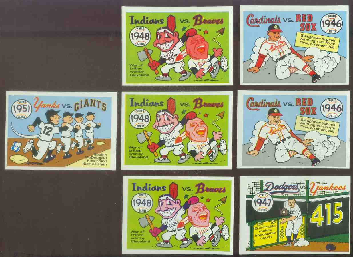 1968 Laughlin World Series #48 1951 Yankees/Giants Baseball cards value