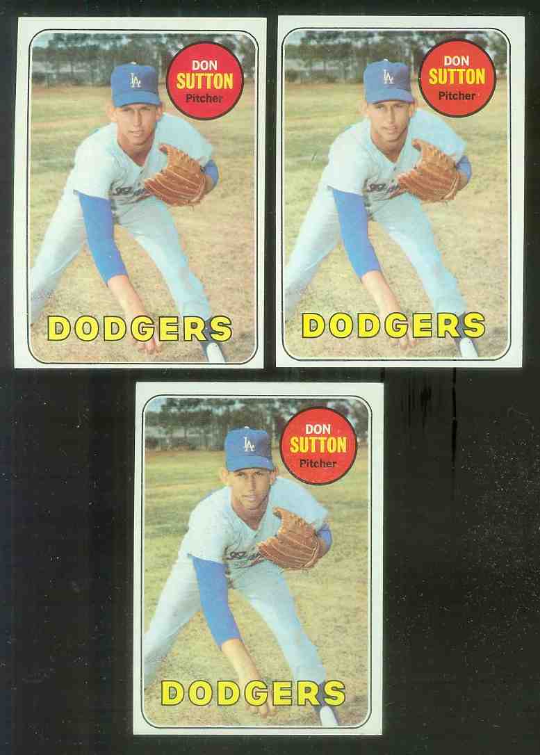 1969 Topps #216 Don Sutton (Dodgers) Baseball cards value