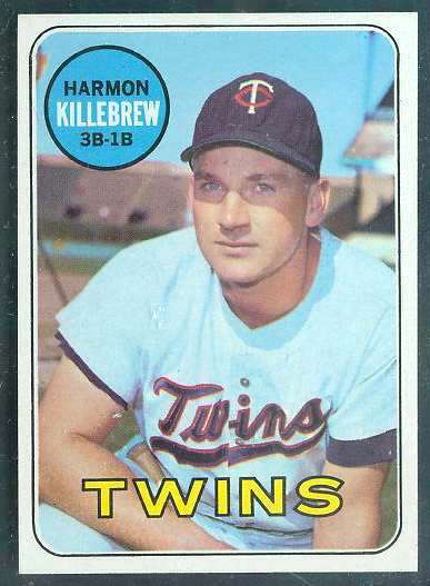 1969 Topps #375 Harmon Killebrew (Twins) Baseball cards value