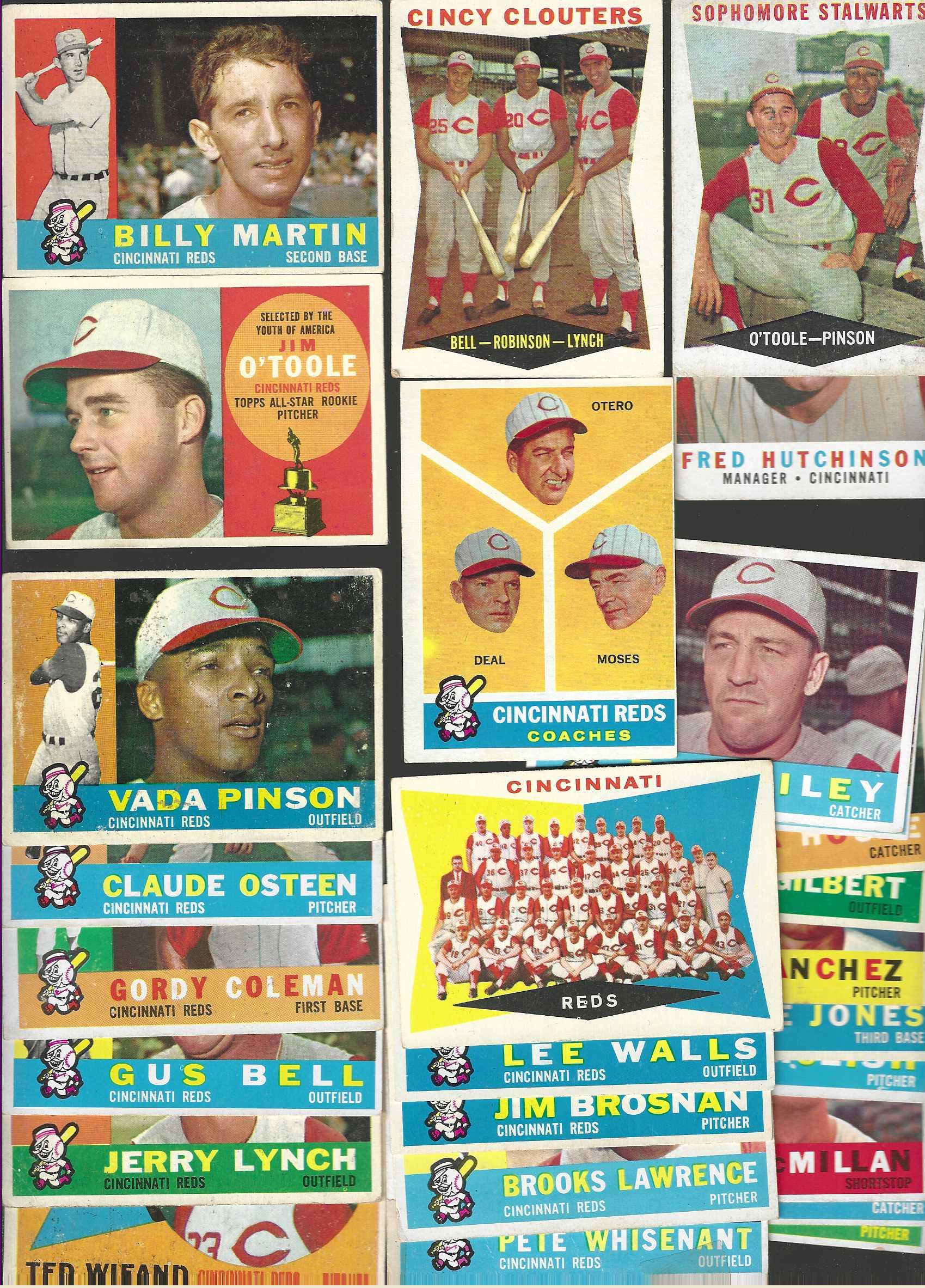 1960 Topps  - REDS Near Team Set/Lot (30/35) BONUS:#352 w/Frank Robinson Baseball cards value