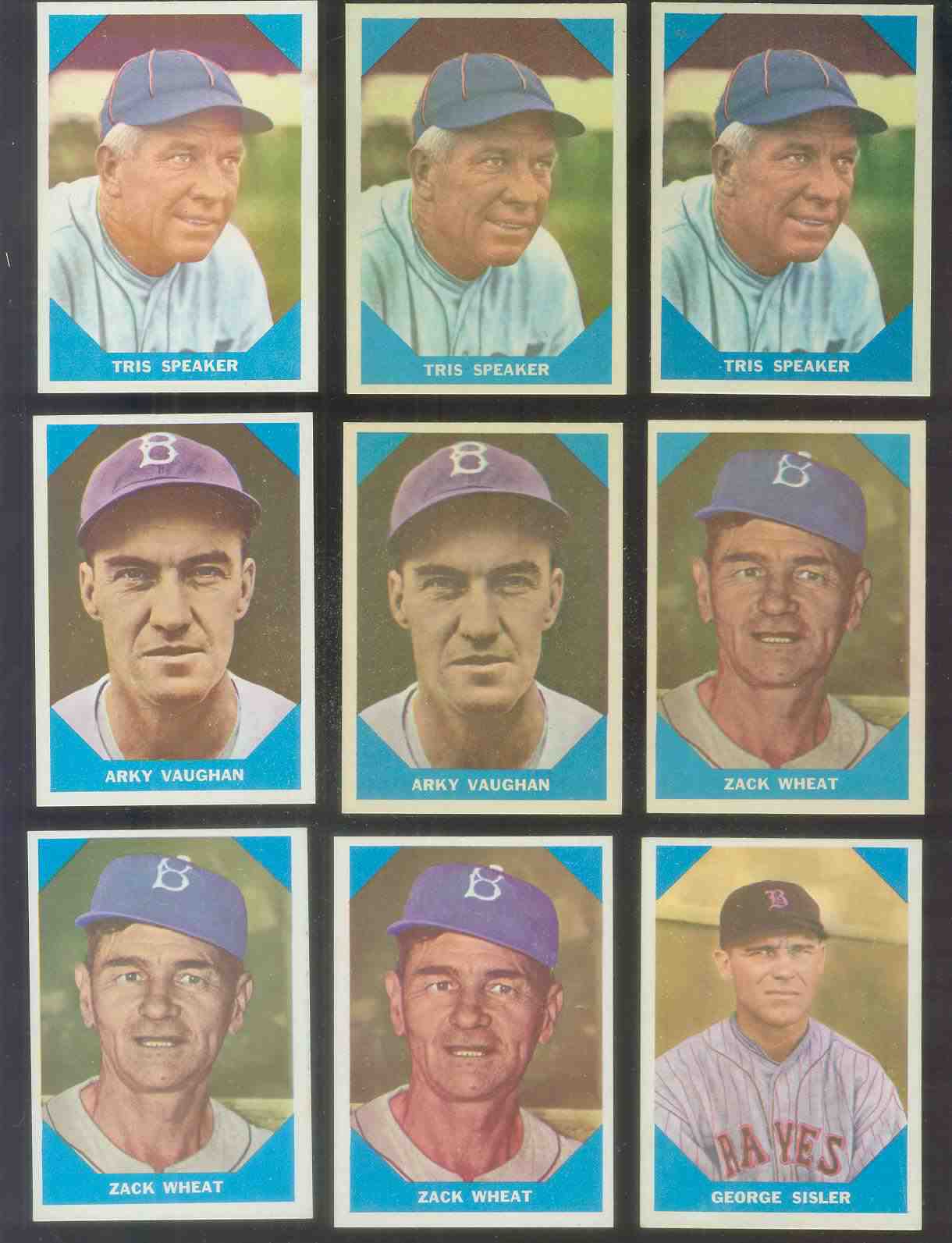 1960 Fleer # 12 Zach Wheat (Brooklyn Dodgers) Baseball cards value